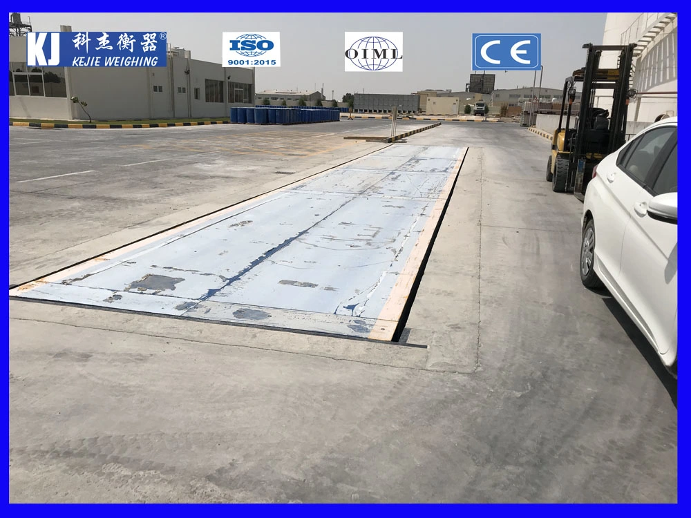 Scs-80t 3X16m, 18m, 100m High Accuracy Electronic Weighbridge/Truck Scale with Weighing Cotroller From China Kejie Factory for Export