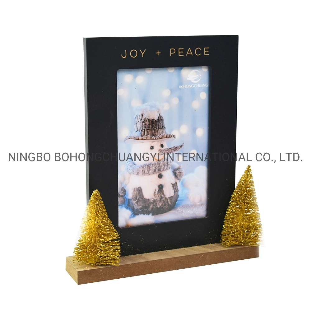 Christmas Photo Frame Ornament Picture Frame Family Christmas Wooden Photo Frame