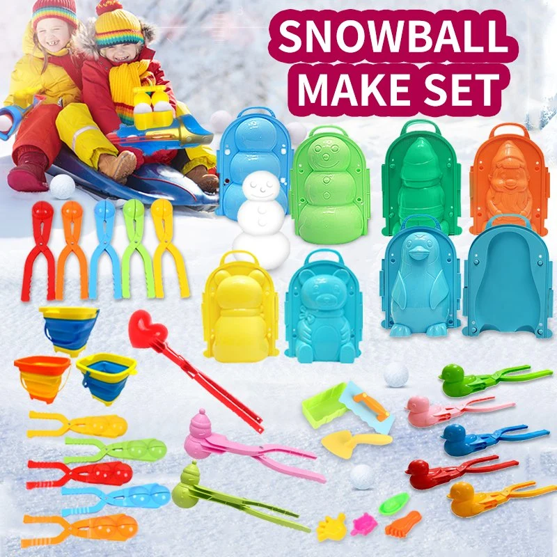 Invierno Deportes al aire libre Herramientas de juego Snowball Maker herramienta jugar Juguete