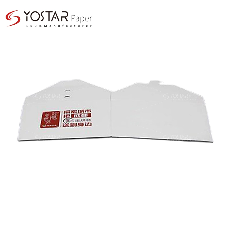 Customized Foldable Take Away Fried Chicken White Cardboard Paper Box with Compostable