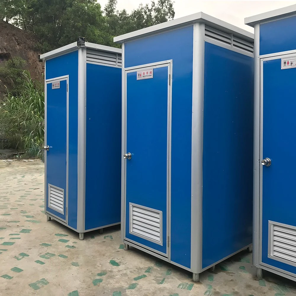 Cabina de ducha con wc el equipo de producción de compostaje, baños con sistema de lavado de su uso en exteriores para Nepal