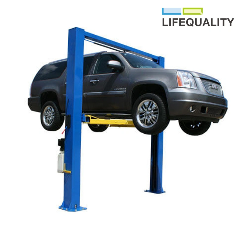 9000lbs Manufacture Two 2 Post Clear Floor Automotive Car Hoist Lift for Sale