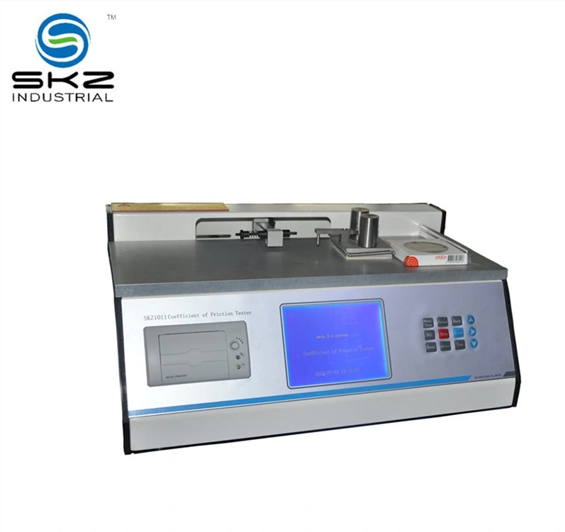 Skz1011 Plastic Film Packaging ISO8295 Astmd1894 Tappit816 Coefficient of Sliding Friction Cof Testing Machine Device