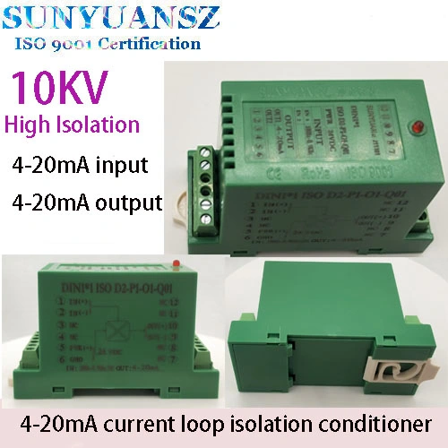 Passive Two-Wire 4~20mA Current Loop 10kv High Isolation Controller Isoh 4-20mA-E