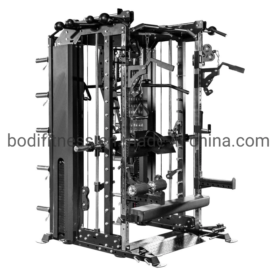 Exercício corporal comercial de cabo Multi Multigym Agache Rack de energia equipto Ginásio função multifunções Smith Formador da Máquina