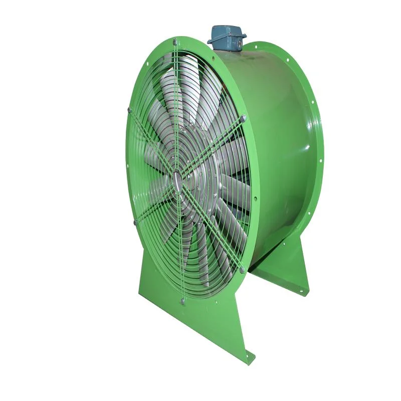 Ventilador de conduta axial de escape industrial de metal, montado na parede, ventilador Ventoinha