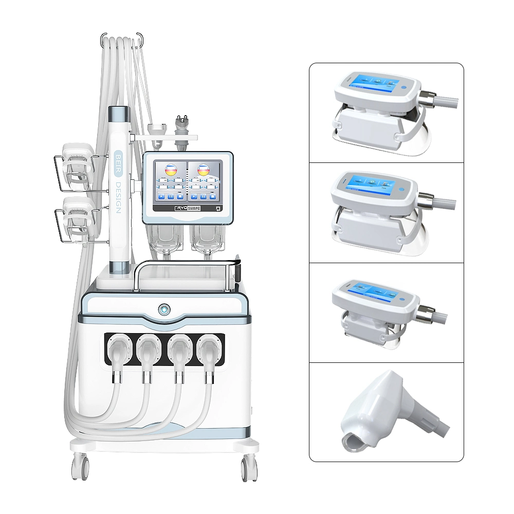 5 in 1 Kryo Criolipolisis Cryolipolysis Shockwave Vacuum Therapy Machine