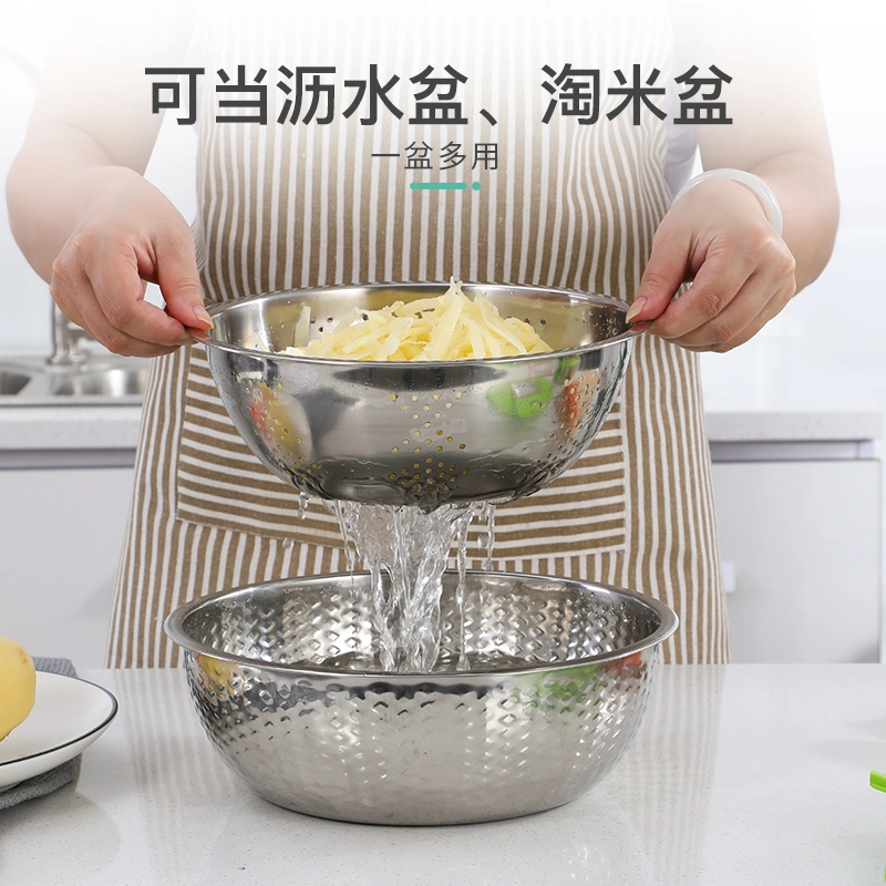 Multifunction Removeable Stainless Steel Vegetable Grater with Bowl and Colander