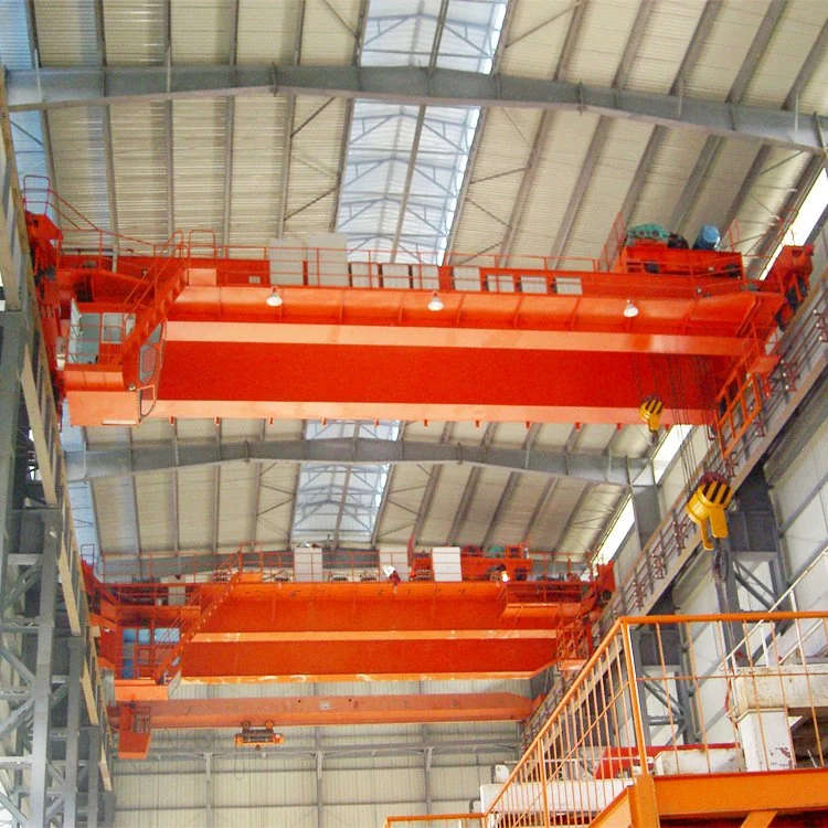 European Style Double Beam Girder Overhead Bridge Crane 25 Tons Span 20m Lifting Height 9m