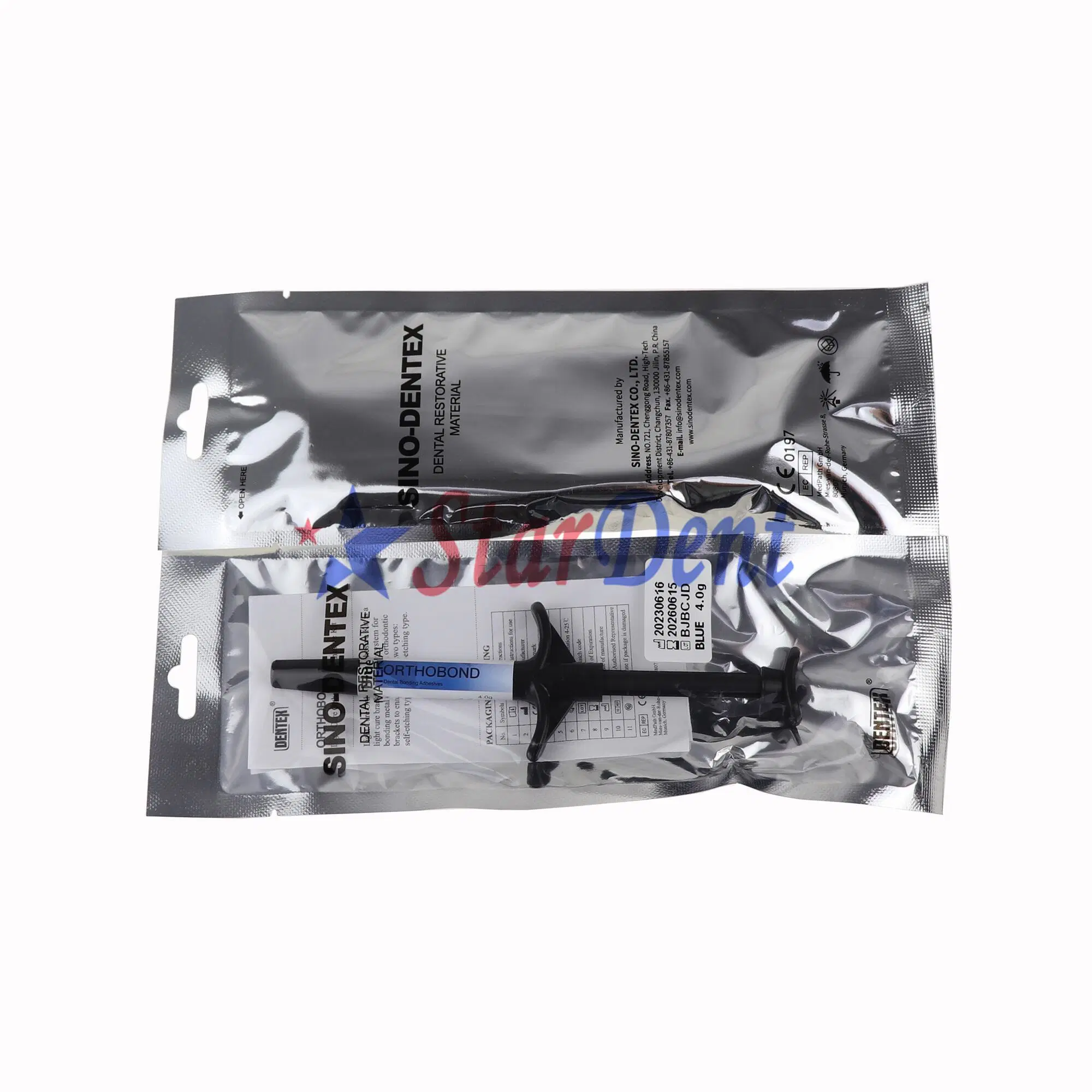 Dental Composite Material Dx. Orthbond Blue 4G for One PC Orthodontic Adhesive Dental Restorative Material