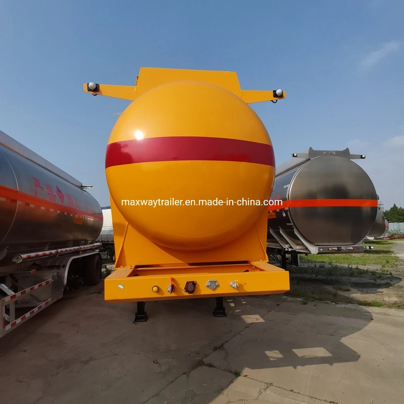 98% Sulphuric Acid Road Tanker 15500 Liters Stainless Steel Acid Tankers