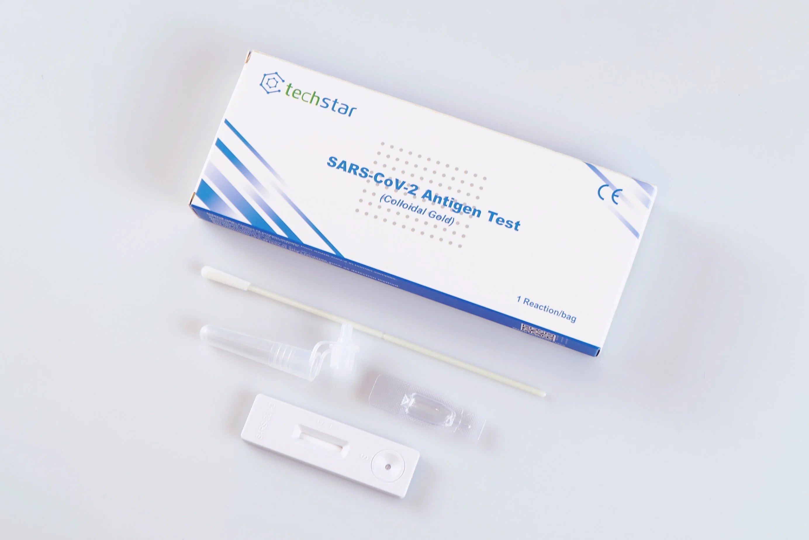 Techstar 2019 Medical Best Selling Rapid Test Diagnostic Nasal Swab Antigen Test Kit