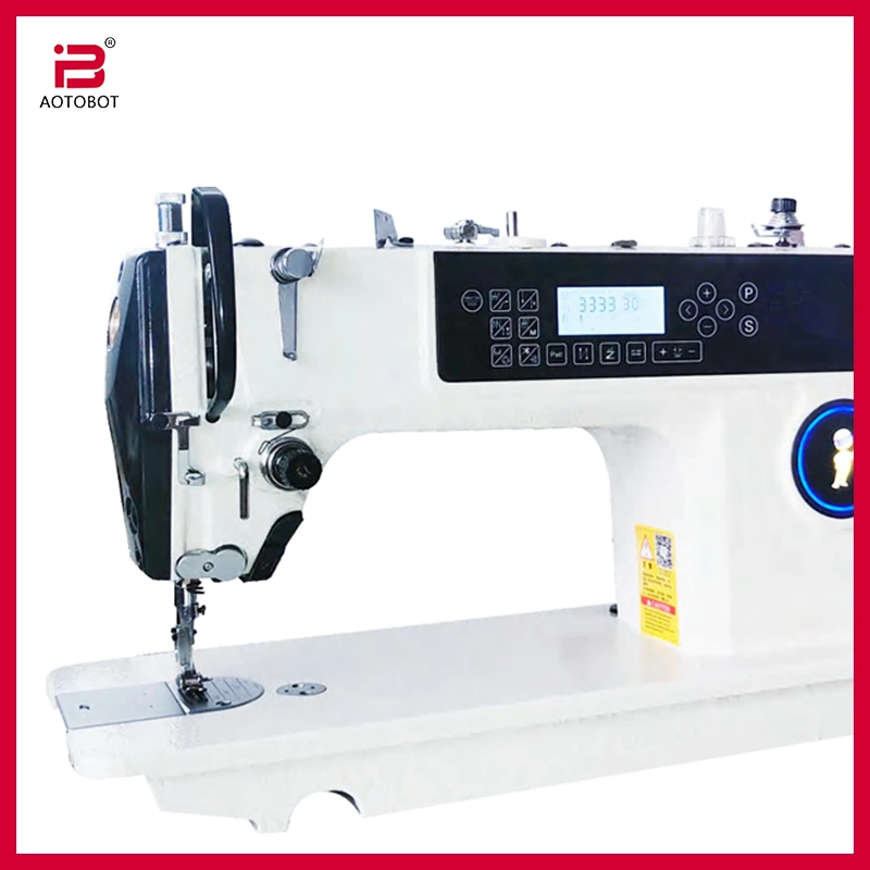 Corta-mangumento multifunções Auto Cutting Computer Direct-Drive Lockstitch Industrial Máquina de costura