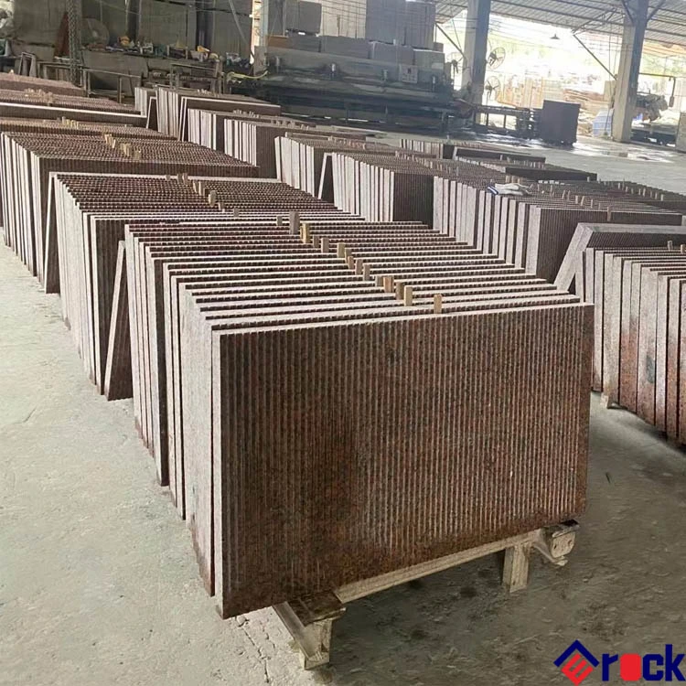 Factroy Price Low Price Polished G562 Maple Red Granite Slabs for Outdoor Paving Stone