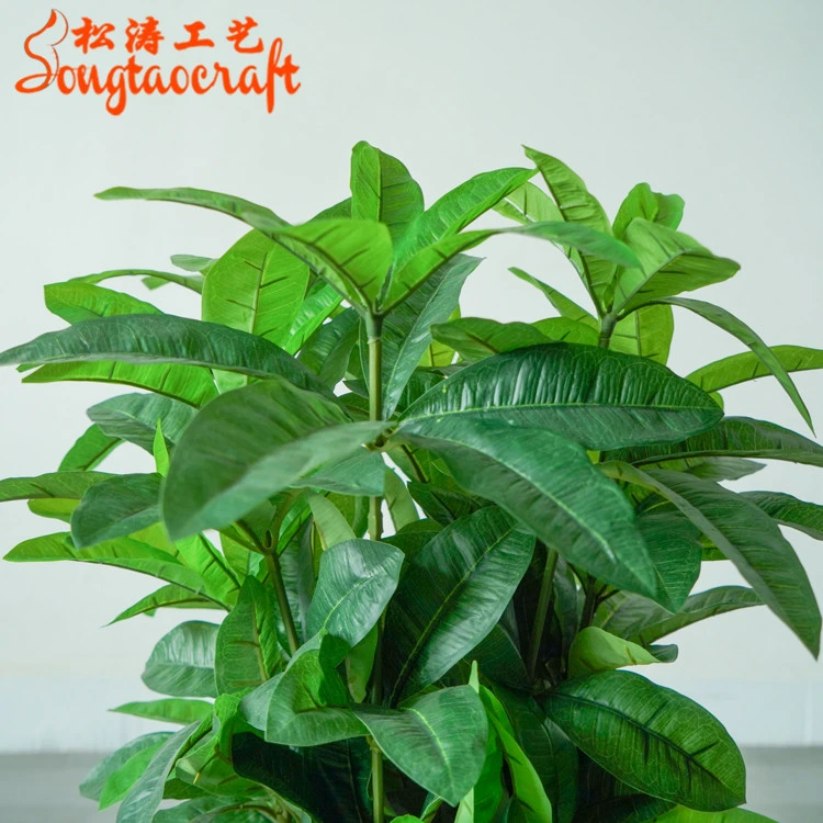 Indoor Decorative Pachira Macrocarpa Evergreen Artificial Bonsai Money Tree for Home Decor