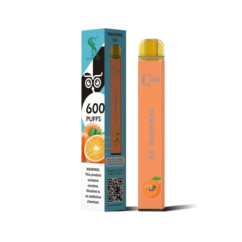 Wholesale/Supplier Fumot Randm E Cig Pen Supbliss Qbar 600 Puffs Disposable/Chargeable Vape