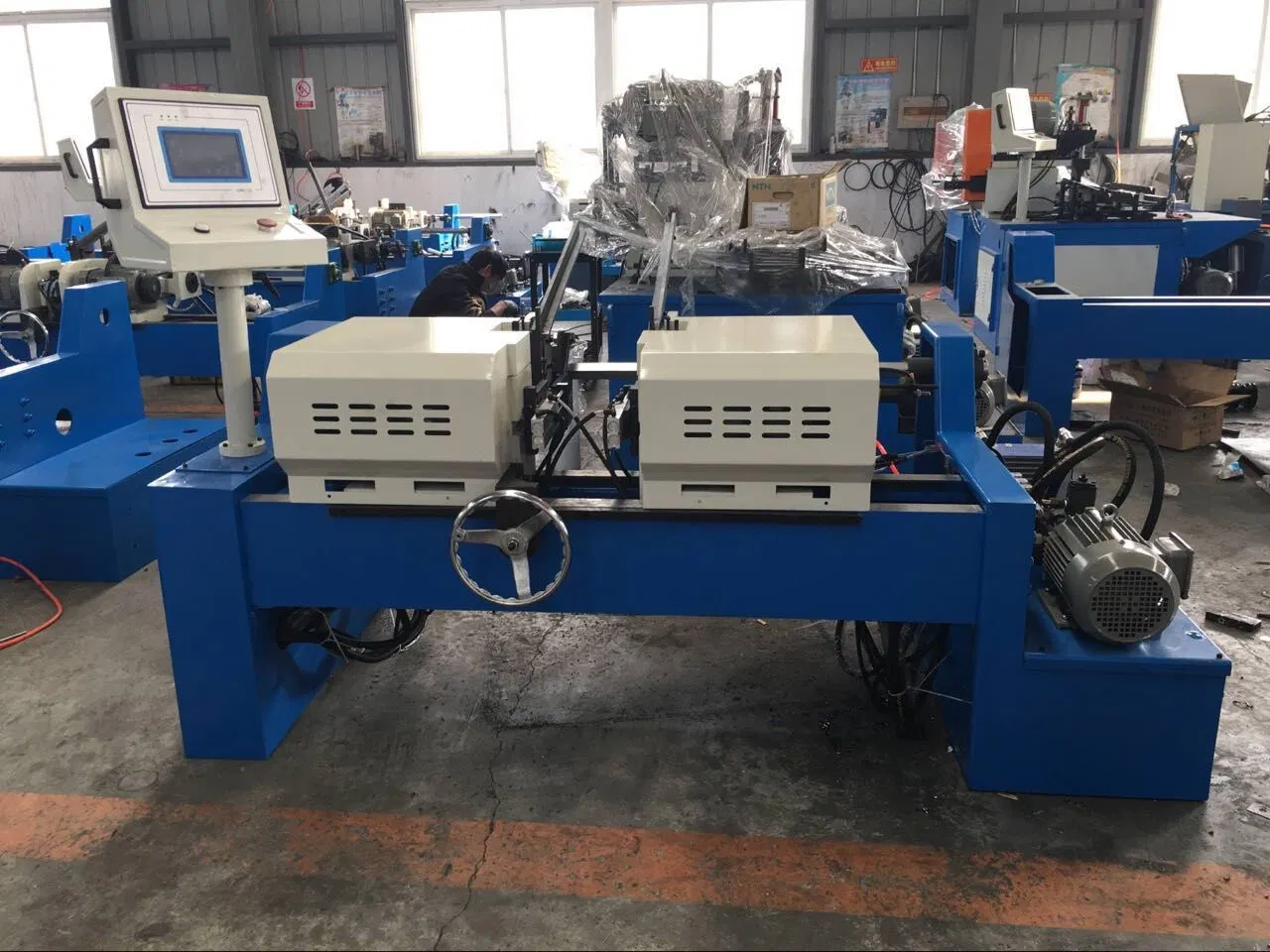 Long Service Life Energy Saving Electric Automatic Double End Chamfering Machine