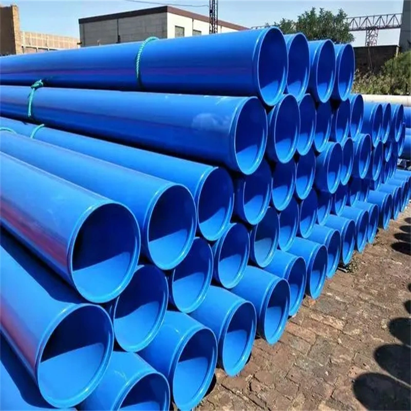 High quality/High cost performance ASTM A53 A369 PE Coated Large Diameter Plastic-Coated Anti-Corrosion Steel Pipe Outside PE Inside Blue Plastic Coated Composite Steel Pipe