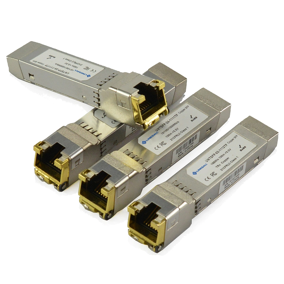 Generic Compatible 10gbase-T SFP+ Copper Rj-45 30m Industrial Transceiver Module