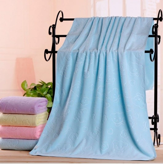 Haut pouvoir absorbant de l'eau un séchage rapide Serviette de toilette Serviettes de bain pour bébé ou de coton bio serviette en microfibre