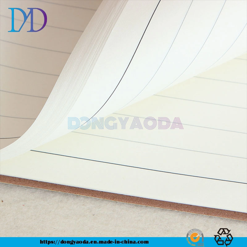 Loose-Leaf Notebook PU Imitation Leather Office Notebook Tri-Fold Stationery Diary Custom Logo