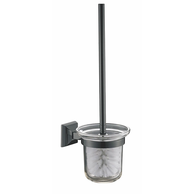 Brass Matt Black Sanitary Ware Bathroom Accessories Toilet Brush Holder (NC7049)