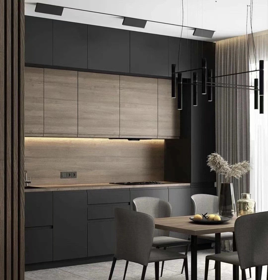Diseño de Muebles de cocina moderna para utilizar una pequeña cocina gabinetes de cocina