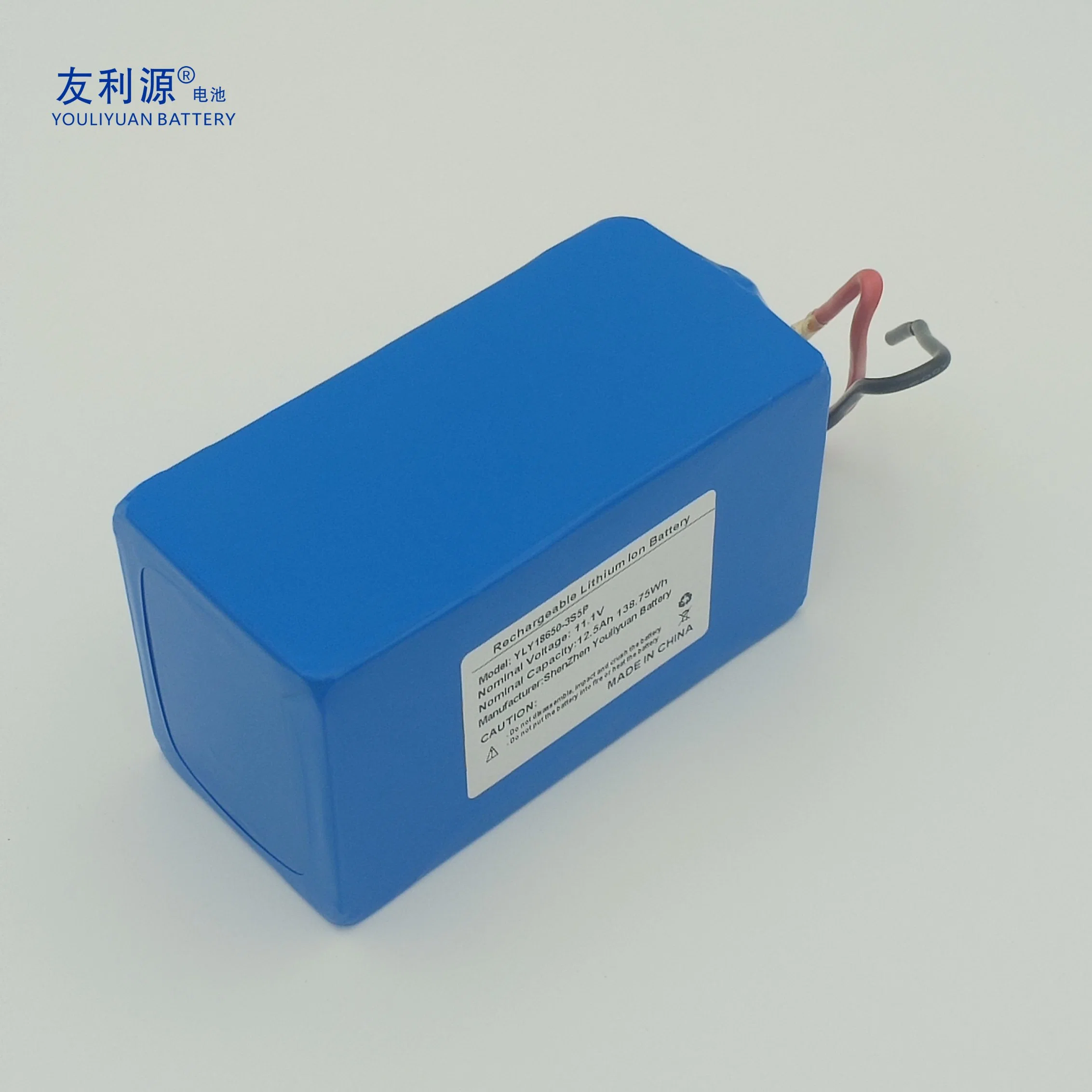 18650 3s5p Lithium Battery Pack Rechargeable 11.1V 12.5ah Li-ion Battery with Lawn Light