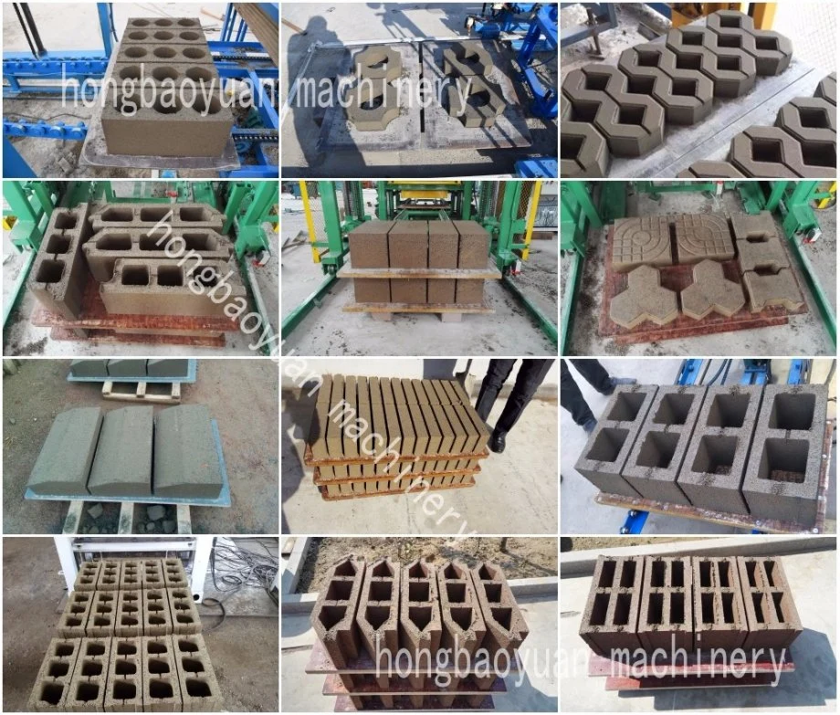 Ciment Cement Hollow Split Face Stone Aircrete Brick Block Making Machine