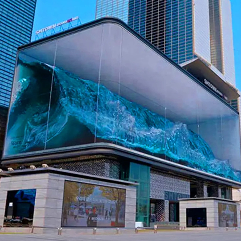 Cortina impermeable P3 Cortina 3D Video Wall LED publicitario Pantalla de pantalla