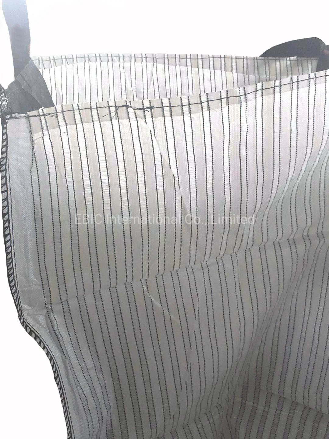 PP Plastic Woven Firewood Big Bag with Air Strip Open Weaving Breathable Ventilated Mesh