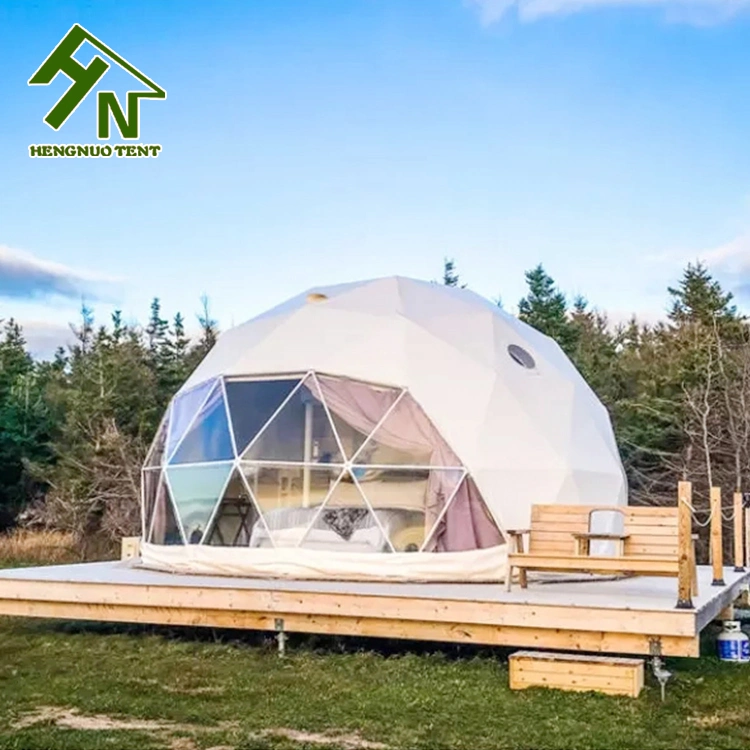Steel Structure Durable Multi-Color Glamping Prefab Domos Family Backyard Leisure Nap Party Geodesic Dome Tent for Sale