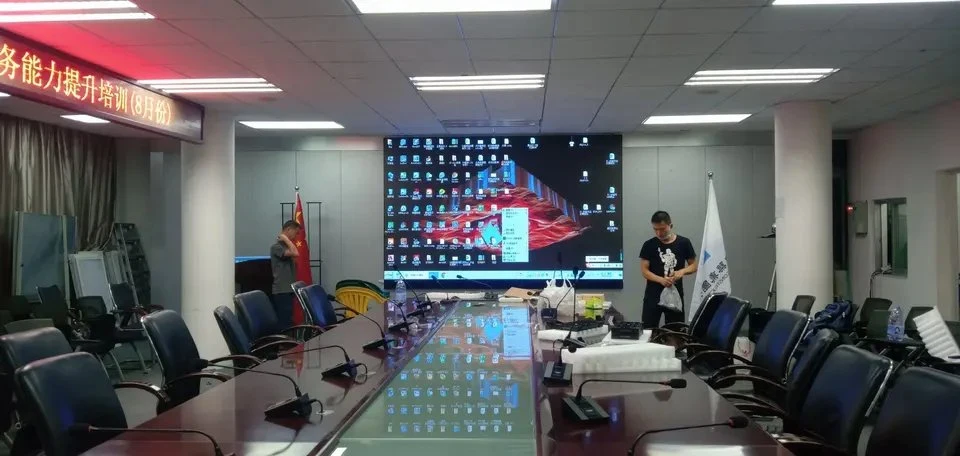 China fábrica de fabricantes directa al por mayor pantalla LED de 162 pulgadas LED de todo en uno para conferencias