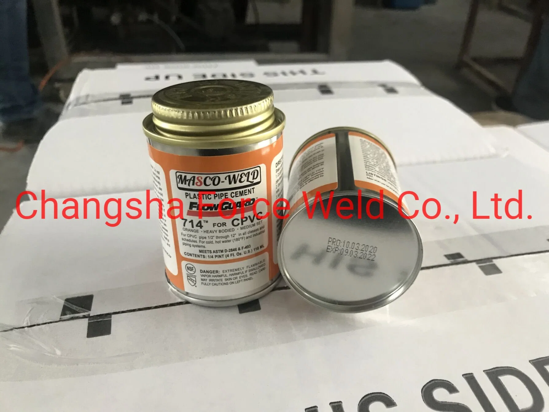 CPVC Glue/Cement/Piepe Glue/Pipe Cement/Solvent Cement/Solvent Glue in Orange Color USA Quality