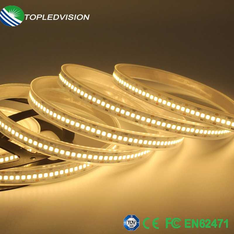 Tira de LED de luz flexible SMD2835 240LEDs/M con TUV CE RoHS IEC/EN62471