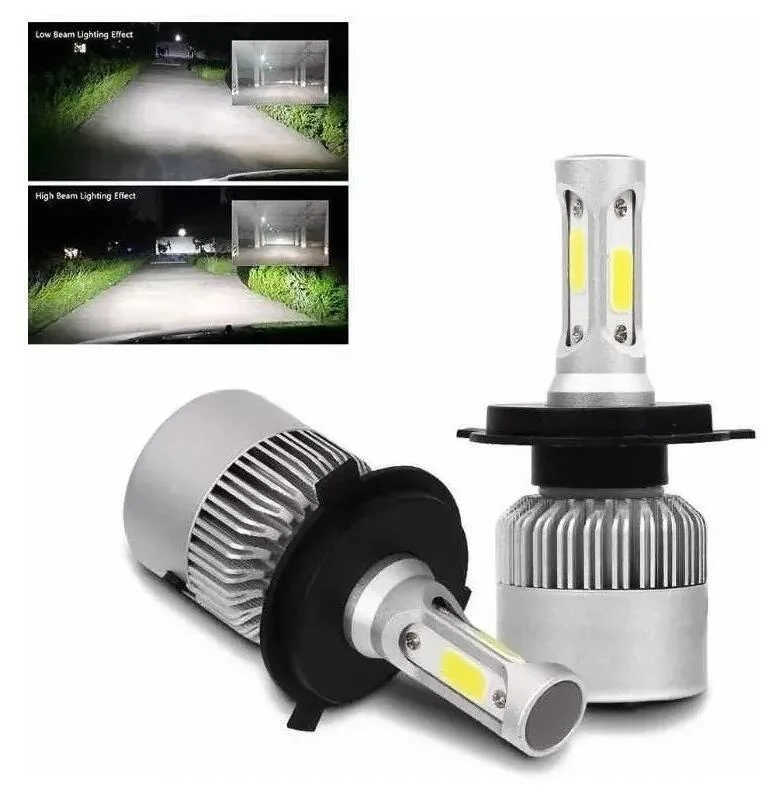 S2 Super brillante LED Focos Premium H1 H3 H4 H7 9005 9006 H11 de la luz de coche LED