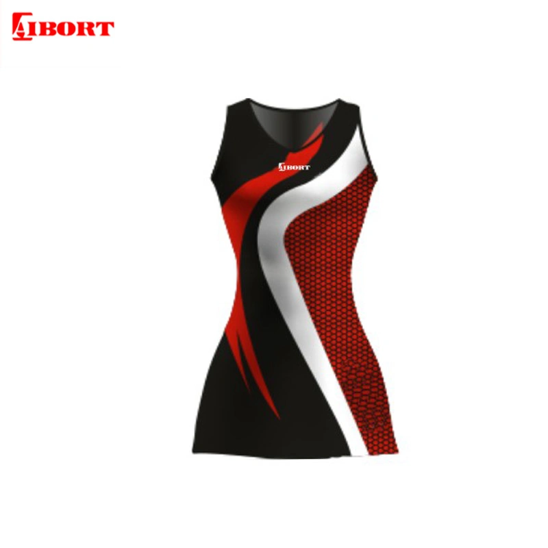 Aibort Custom Quick Dry Comfortable A Line Netball Bodysuit Dress