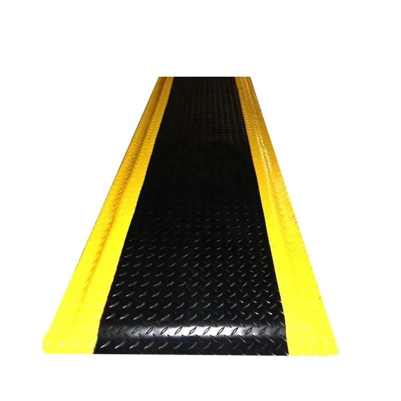 Leenol Yellow/Black ESD Anti-Fatigue PVC Floor Mat