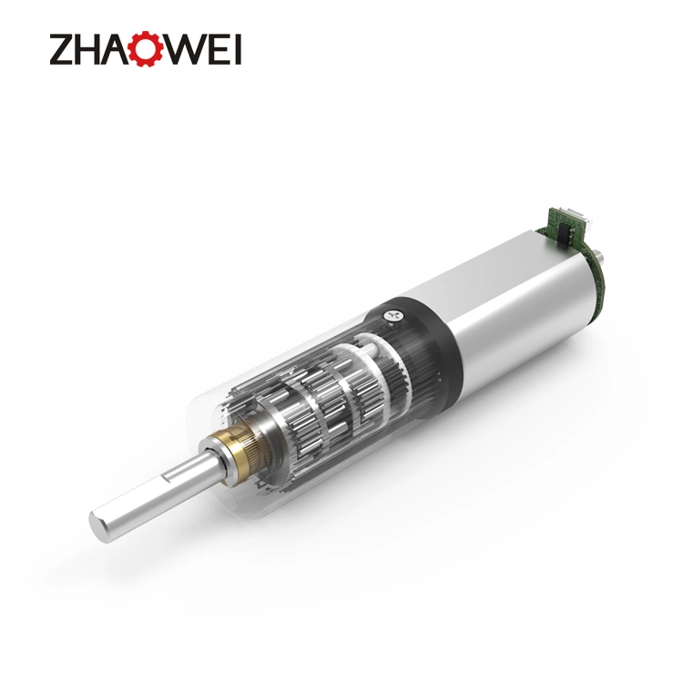 MD012012-24 Zhaowei 313rpm 1kg. Cm de alto par a bajo régimen de 12 mm de reductor de engranajes micro motor dc sin escobillas