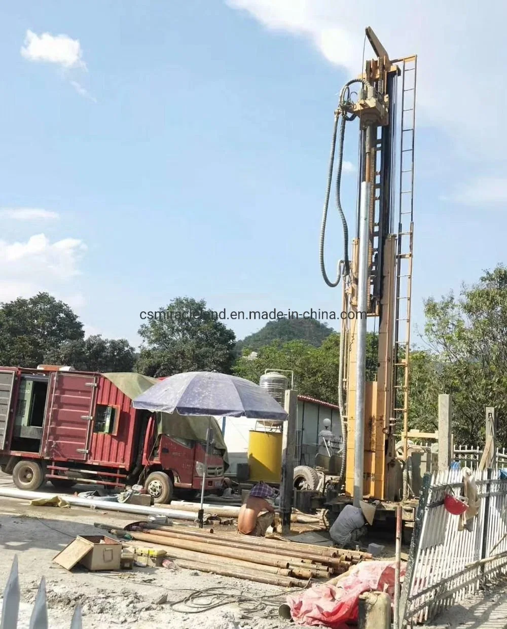 400m Depth DTH Drilling Rig for Rock Borehole and Water Well (FY-400)