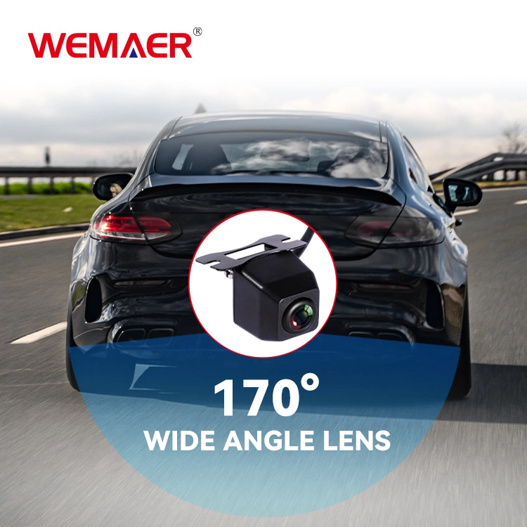 Wemaer OEM Mini AHD Cámara Auto Electrónica sensor de estacionamiento Cámara de visión trasera del sistema para VW KIA