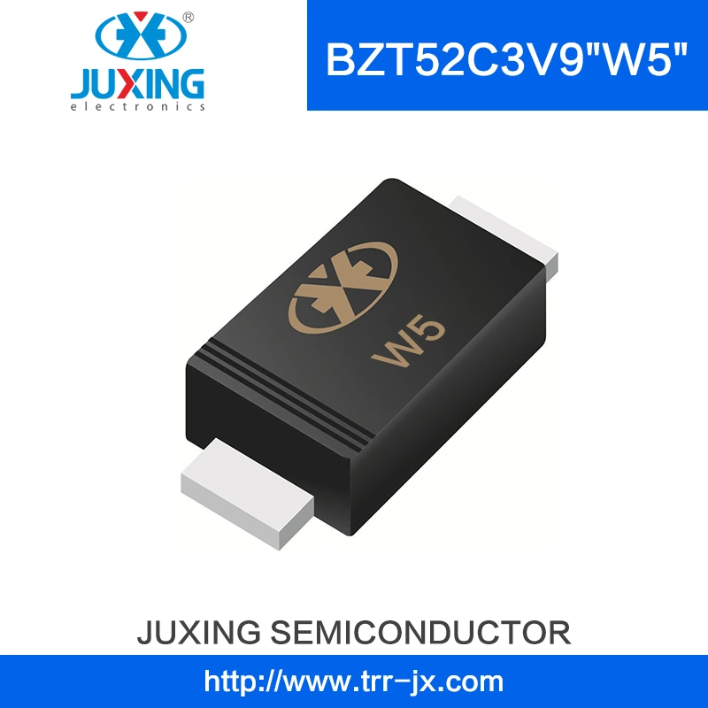 Juxing Bzt52c3V9 500MW3.9V Plastic-Encapsulate Zener Diode with SOD-123 Package