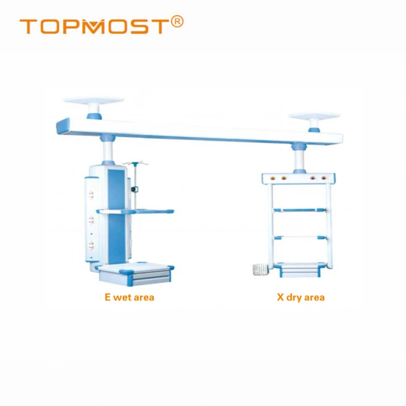 Puente Colgante en seco y húmedo Double-Arm Electric Medical brazo doble colgante colgante Médico Quirúrgico suministro médico