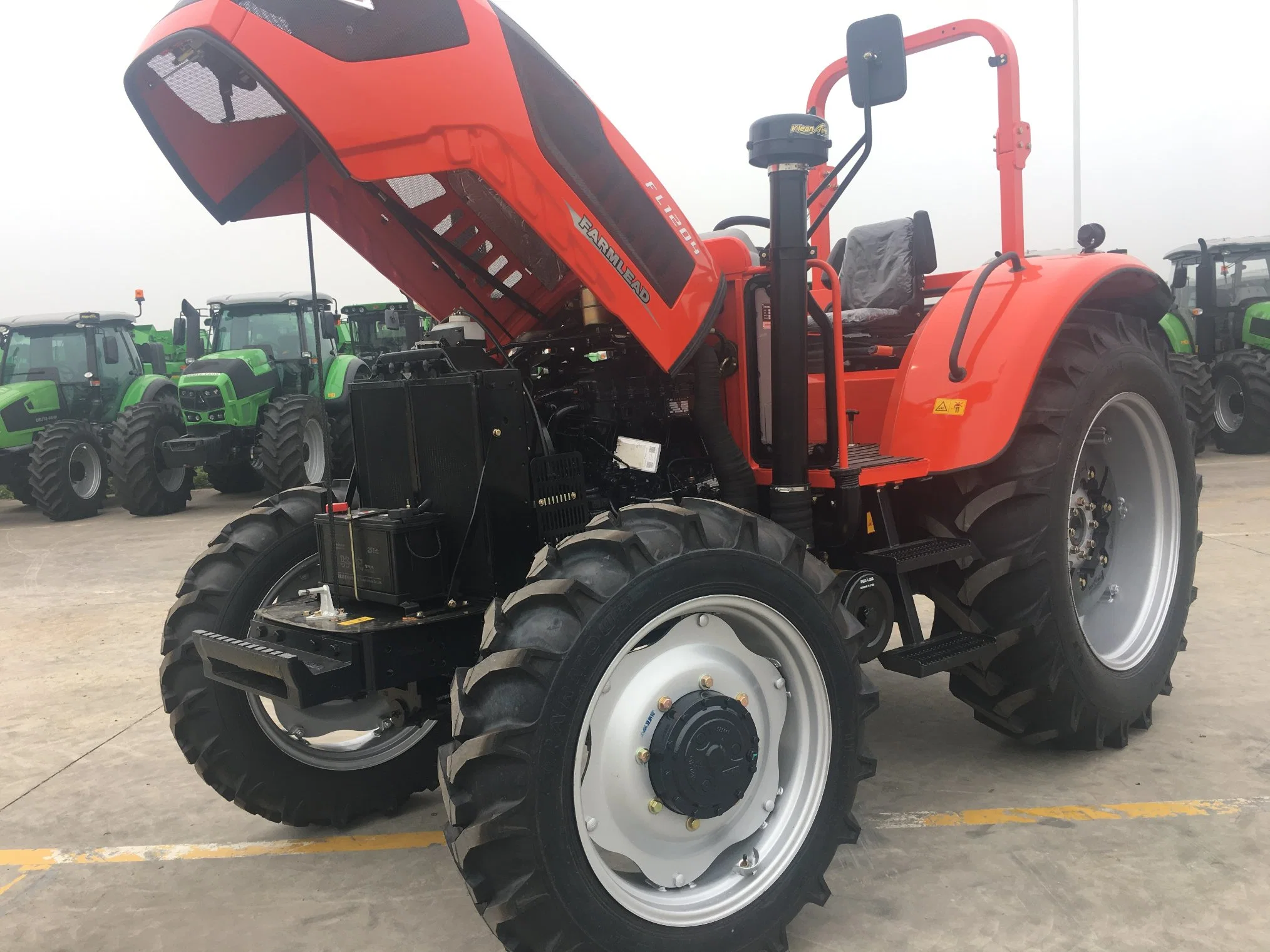 TRACTORES agrícolas de gran potencia Deutz-Fahr de 110hp 4WD 4 cilindros