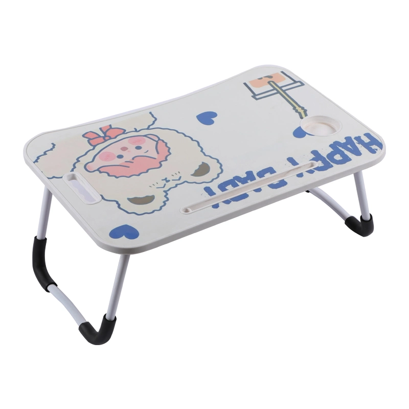 New Fashion Cartoon Picture Laptop Table with Drawer