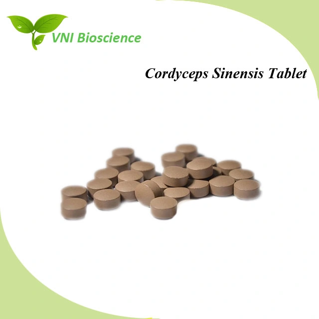 Koscher Halal Zertifizierte Cordyceps Polysaccharid Tablet Cordyceps Sinensis Tablet