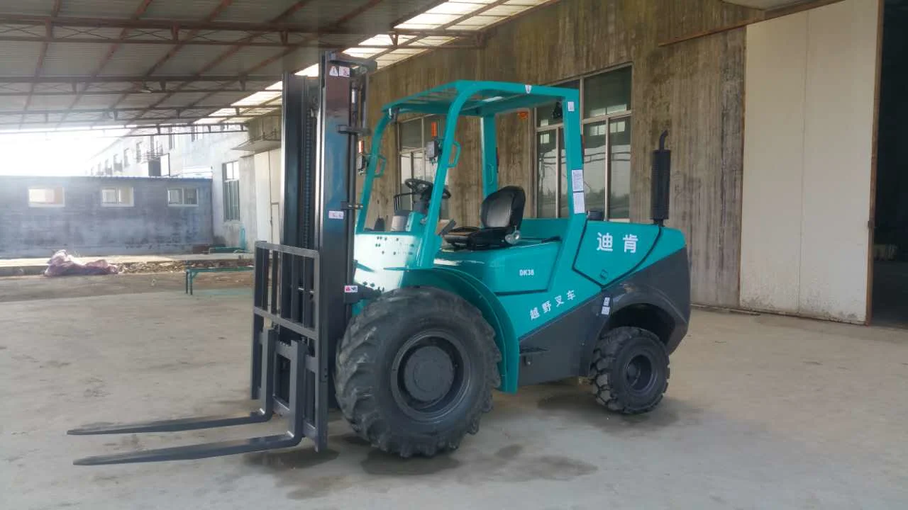 5 T 4X4 4WD Fully Hydraulic off-Road Forklift Cross-Road Forklift