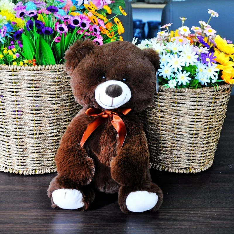 Eco Friendly Plush Toy Soft PP Cotton Color Teddy Bear for Children