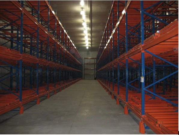 Warehouse Push-in Shelf