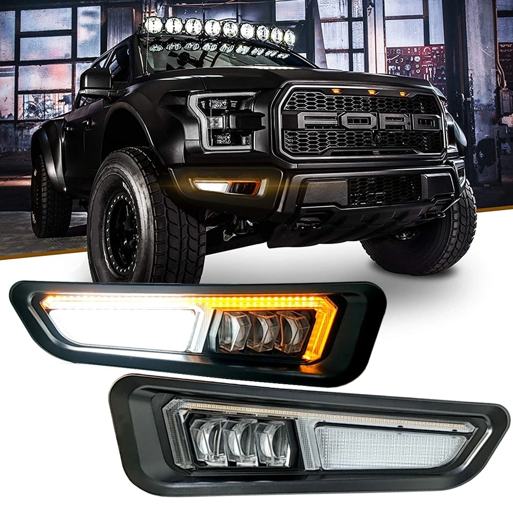 Otros Accesorios de luces de coche luces antiniebla LED para Ford F150 Raptor 2017+